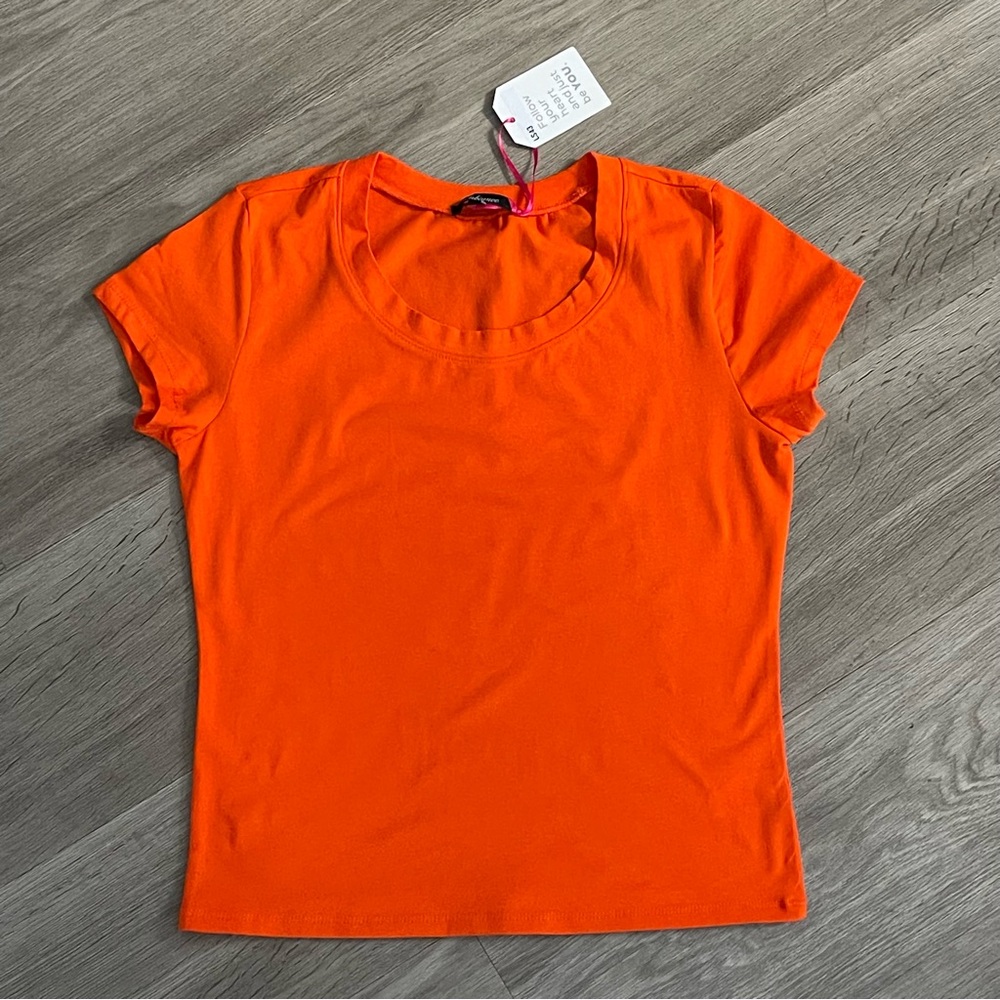 Ambiance Bright Orange Short Sleeve Tee